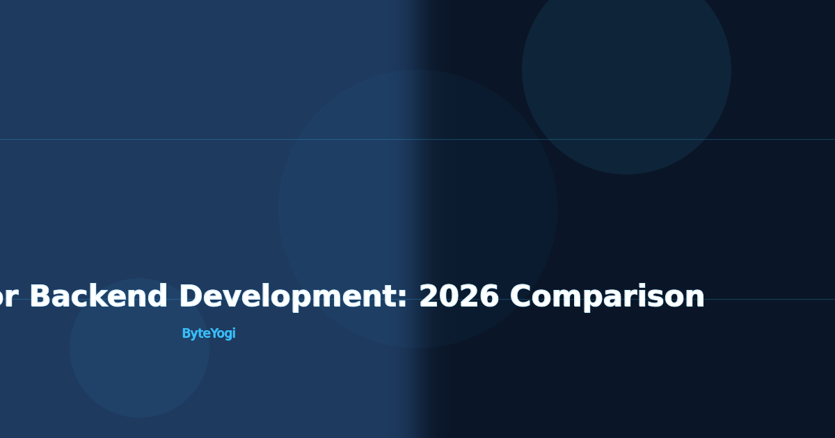 Python vs Rust for Backend Development: 2026 Comparison