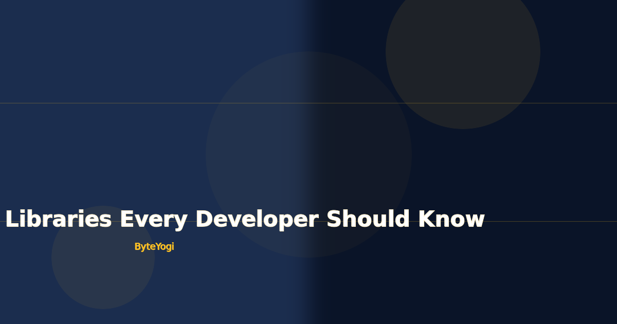 Top 10 Python Libraries Every Developer Should Know
