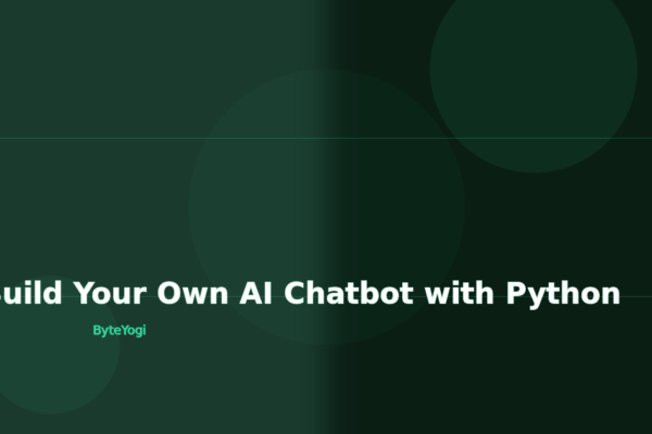 ChatGPT API Tutorial: Build Your Own AI Chatbot with Python