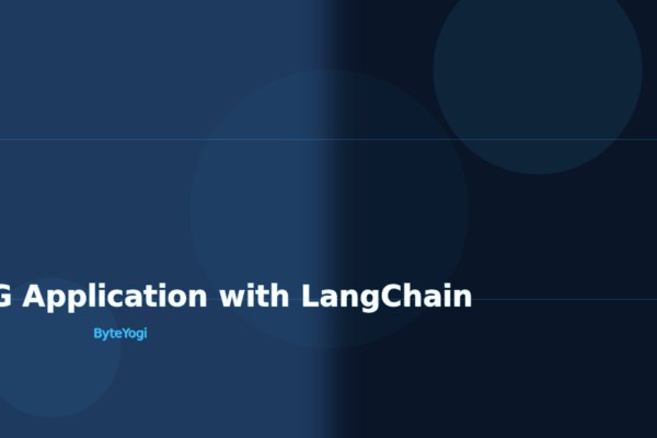 Building a RAG Application with LangChain