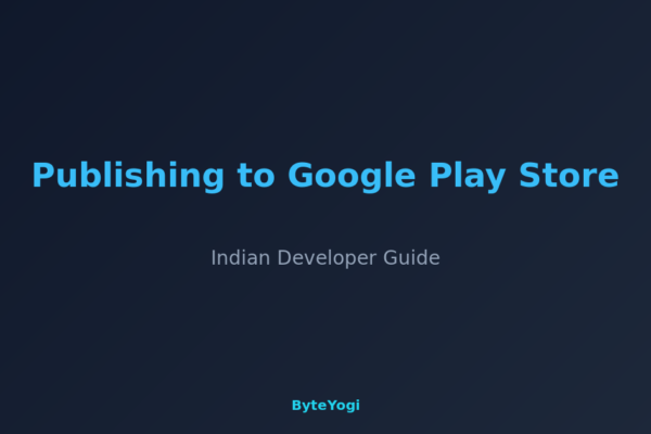 Publishing to Google Play Store: Indian Developer Guide